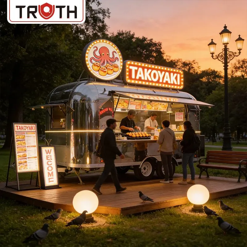 Полностью оборудованные трейлеры для тако, мобильная кухня