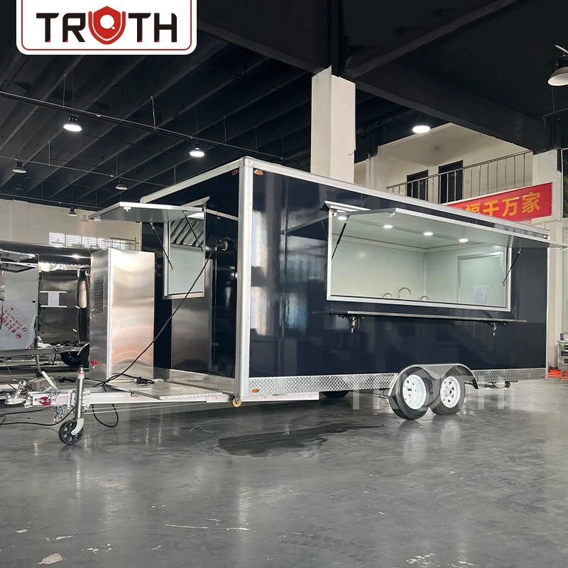 Concession Food Trailer Mobile Tacos Cart
